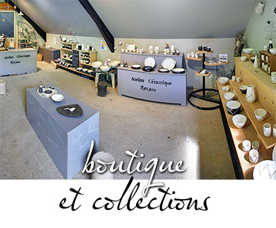 Boutique et collections Céramique Roxane à Gèdre Gavarnie